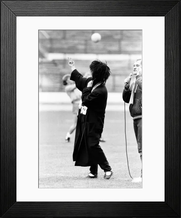 Framed Print : Boy George attends the Division One Chelsea 2 - 3 Watford match held at Stamford Bridge Framed Print : Boy George attends the Division One Chelsea 2 - 3 Watford match held at Stamford Bridge