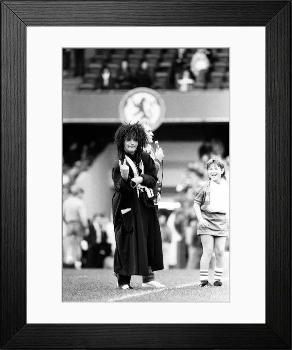 Framed Print : Boy George attends the Division One Chelsea 2 - 3 Watford match held at Stamford Bridge Framed Print : Boy George attends the Division One Chelsea 2 - 3 Watford match held at Stamford Bridge