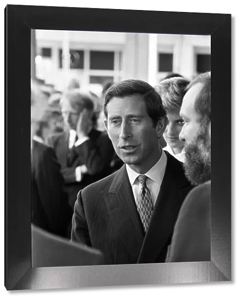 Charles, Prince of Wales visits Wythenshawe, Greater Manchester. 27th August 1985