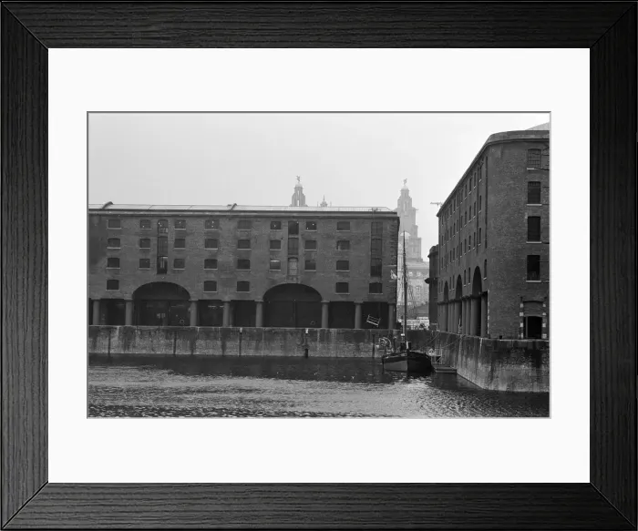 Framed Print : Views of Albert Dock, Liverpool. 29th January 1986 Framed Print : Views of Albert Dock, Liverpool. 29th January 1986