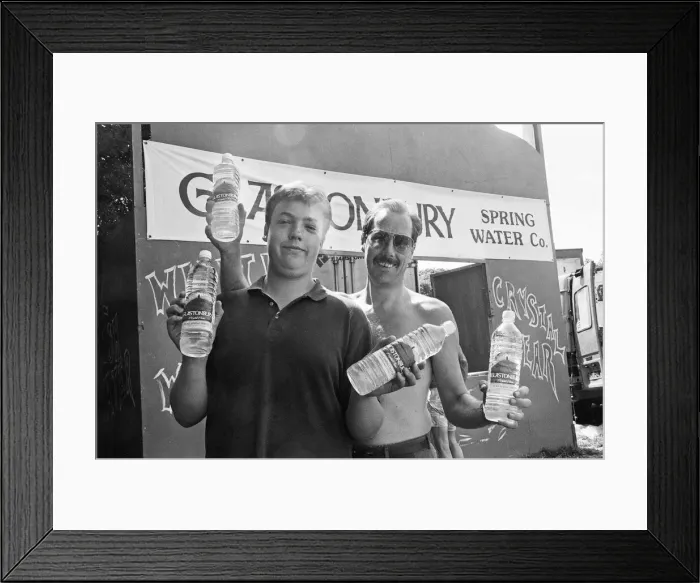 Framed Print : Glastonbury Festival, Pilton, Somerset. Picture shows scenes from the 1993 Framed Print : Glastonbury Festival, Pilton, Somerset. Picture shows scenes from the 1993
