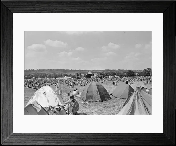 Framed Print : Glastonbury Festival, Pilton, Somerset. Picture shows scenes from the 1993 Framed Print : Glastonbury Festival, Pilton, Somerset. Picture shows scenes from the 1993