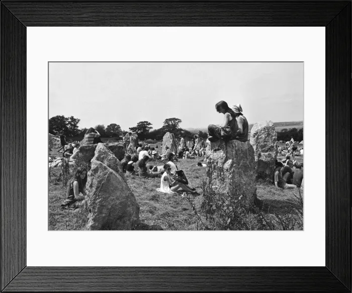 Framed Print : Glastonbury Festival, Pilton, Somerset. Picture shows scenes from the 1993 Framed Print : Glastonbury Festival, Pilton, Somerset. Picture shows scenes from the 1993