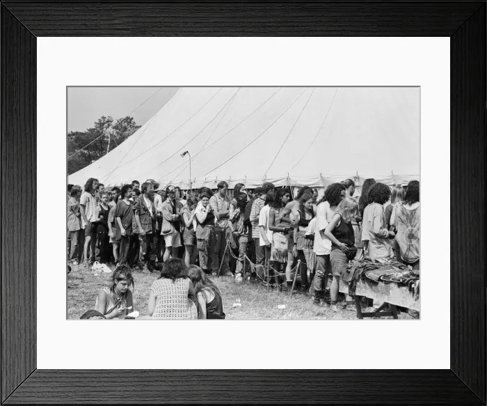 Framed Print : Glastonbury Festival, Pilton, Somerset. Picture shows scenes from the 1993 Framed Print : Glastonbury Festival, Pilton, Somerset. Picture shows scenes from the 1993