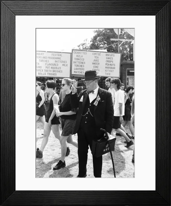 Framed Print : Glastonbury Festival, Pilton, Somerset. Picture shows scenes from the 1993 Framed Print : Glastonbury Festival, Pilton, Somerset. Picture shows scenes from the 1993