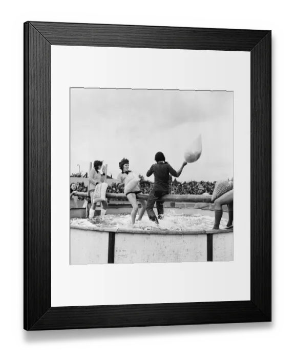 Framed Print : Its a Knockout! is a British game show first broadcast in 1966