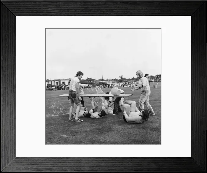 Framed Print : Its a Knockout! is a British game show first broadcast in 1966