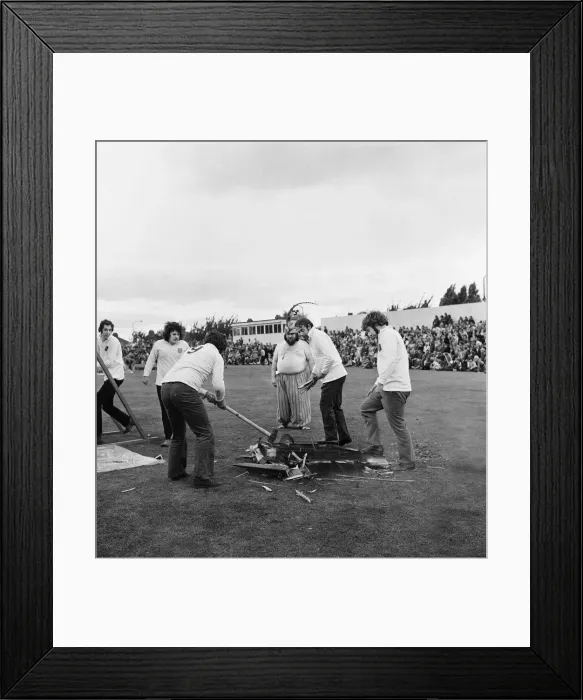 Framed Print : Its a Knockout! is a British game show first broadcast in 1966