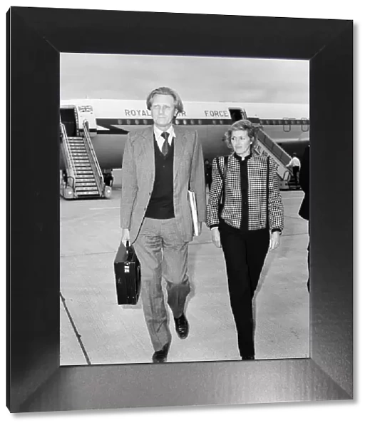 Secretary of State for Defence Michael Heseltine and his wife Anne at LAP following