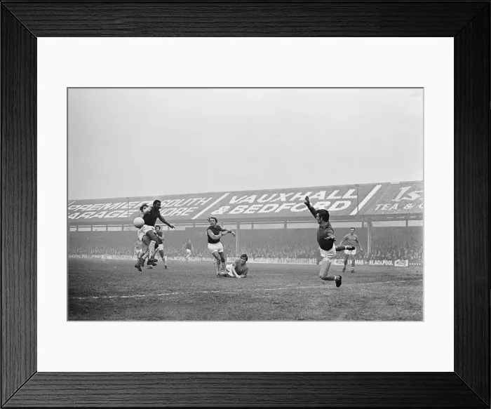 Framed Print : Blackpool 4 v West Ham United 0. FA Cup 3rd round match at Bloomfield Rd Framed Print : Blackpool 4 v West Ham United 0. FA Cup 3rd round match at Bloomfield Rd