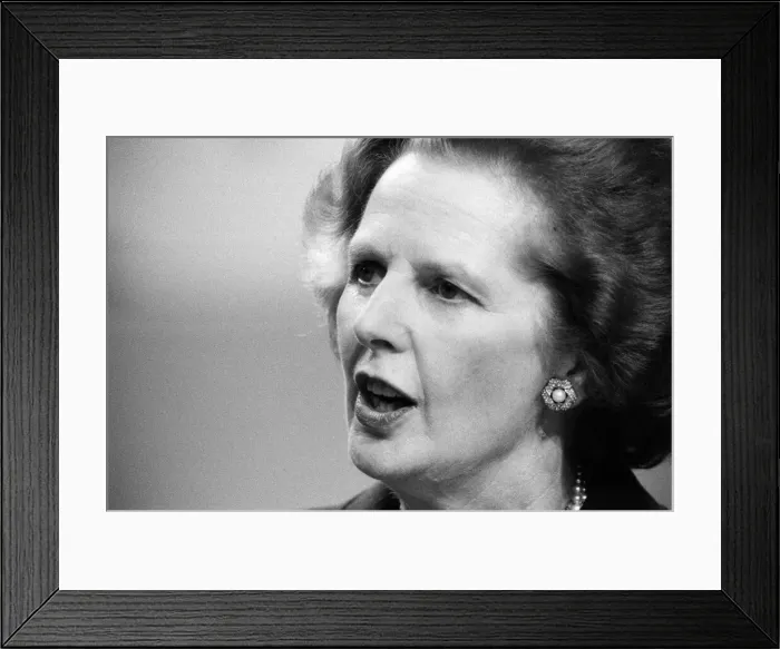 Framed Print : Prime Minister Margaret Thatcher at the Conservative Party Conference, Brighton Framed Print : Prime Minister Margaret Thatcher at the Conservative Party Conference, Brighton