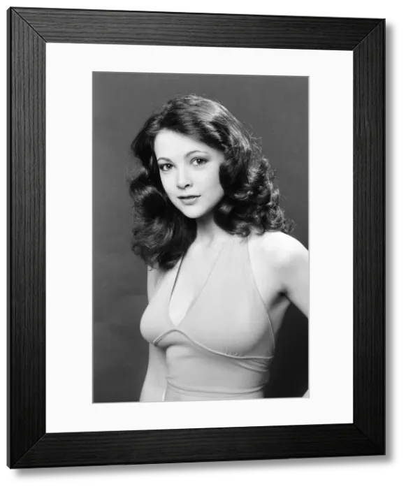 Framed Print : Emma Samms, British actress, aged 18 years old, she will be playing the role of Princess Framed Print : Emma Samms, British actress, aged 18 years old, she will be playing the role of Princess