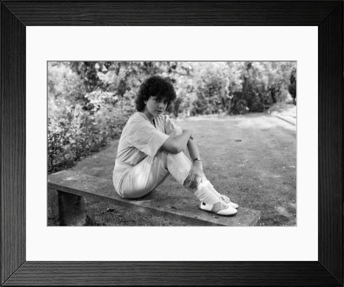 Framed Print : Emma Samms, British actress and currently starring in American daytime television soap Framed Print : Emma Samms, British actress and currently starring in American daytime television soap