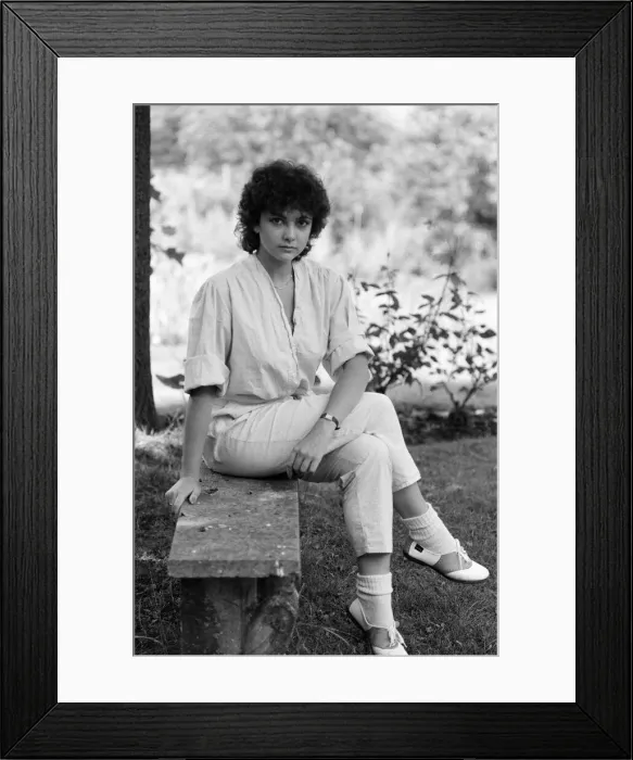 Framed Print : Emma Samms, British actress and currently starring in American daytime television soap