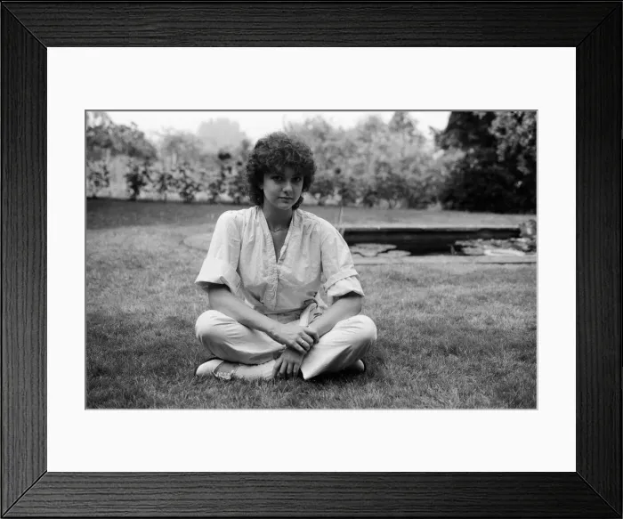 Framed Print : Emma Samms, British actress and currently starring in American daytime television soap Framed Print : Emma Samms, British actress and currently starring in American daytime television soap
