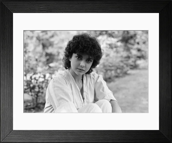 Framed Print : Emma Samms, British actress and currently starring in American daytime television soap Framed Print : Emma Samms, British actress and currently starring in American daytime television soap