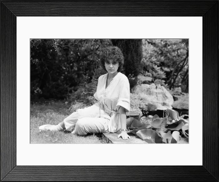 Framed Print : Emma Samms, British actress and currently starring in American daytime television soap