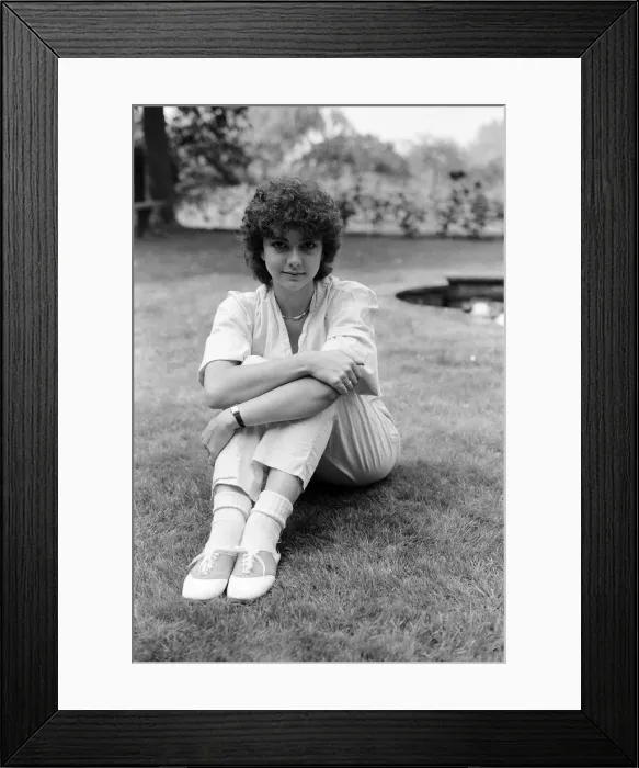 Framed Print : Emma Samms, British actress and currently starring in American daytime television soap Framed Print : Emma Samms, British actress and currently starring in American daytime television soap