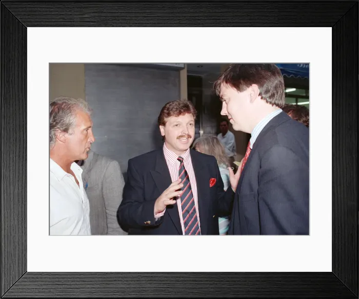 Framed Print : Michael Knighton first came to the attention of the public in August 1989 Framed Print : Michael Knighton first came to the attention of the public in August 1989