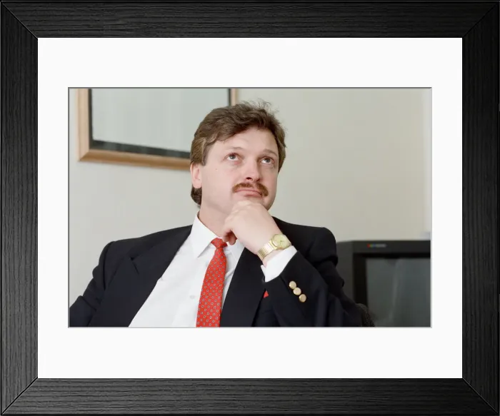 Framed Print : Michael Knighton first came to the attention of the public in August 1989 Framed Print : Michael Knighton first came to the attention of the public in August 1989