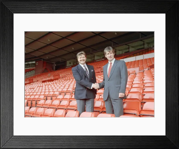 Framed Print : Michael Knighton first came to the attention of the public in August 1989 Framed Print : Michael Knighton first came to the attention of the public in August 1989