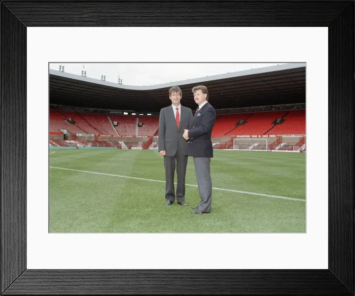 Framed Print : Michael Knighton first came to the attention of the public in August 1989 Framed Print : Michael Knighton first came to the attention of the public in August 1989