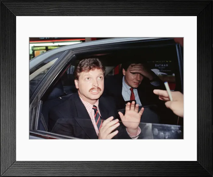 Framed Print : Michael Knighton first came to the attention of the public in August 1989 Framed Print : Michael Knighton first came to the attention of the public in August 1989