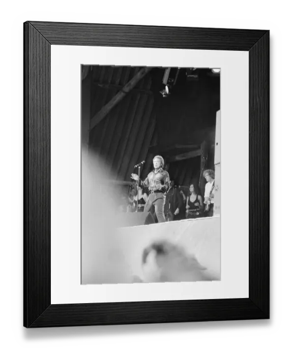 Framed Print : Glastonbury Festival, Pilton, Somerset. Tom Jones Framed Print : Glastonbury Festival, Pilton, Somerset. Tom Jones