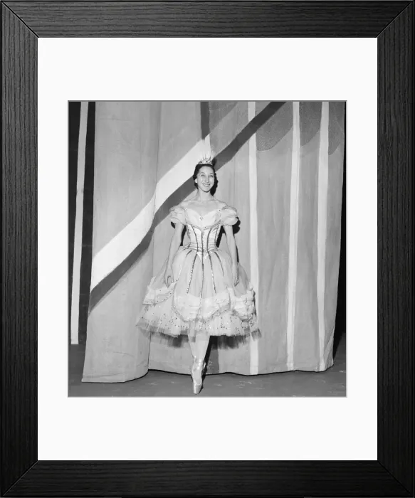 Framed Print : Queen Elizabeth, The Queen Mother, and Princess Margaret attend a gala charity matinee of