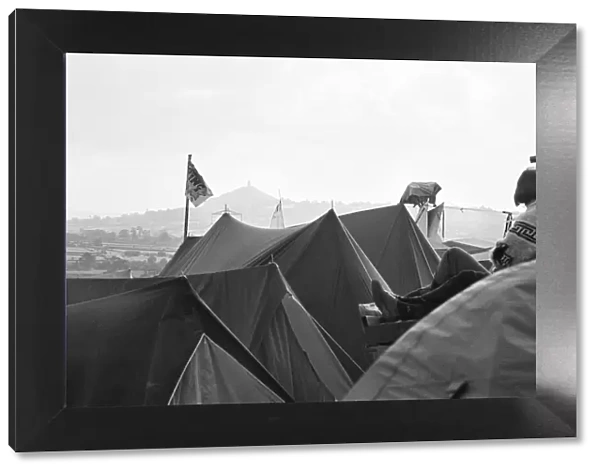 Glastonbury Festival, Pilton, Somerset. Picture shows scenes from the 1990