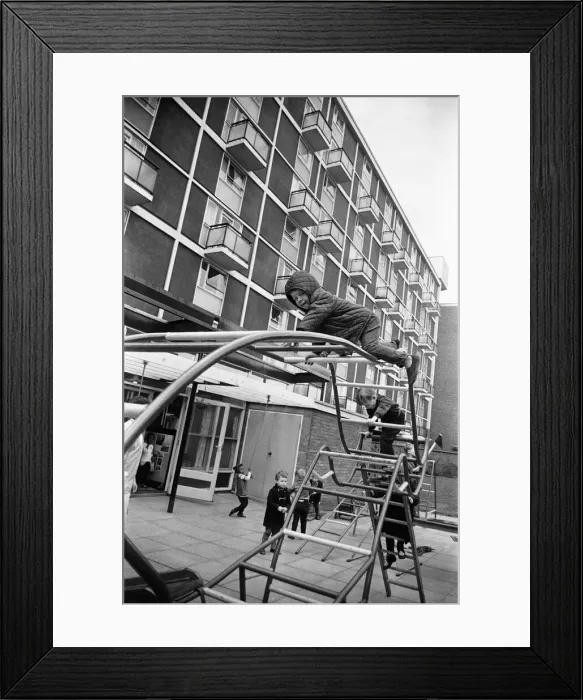 Framed Print : Children of the Nursery school at Haviland House, St Judes