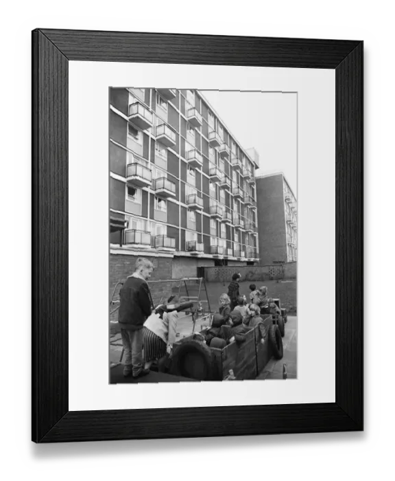 Framed Print : Children of the Nursery school at Haviland House, St Judes