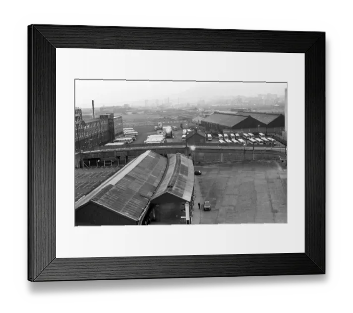 Framed Print : Views over East Belfast. Pictures taken for Mirror Ulster Special on 8th August