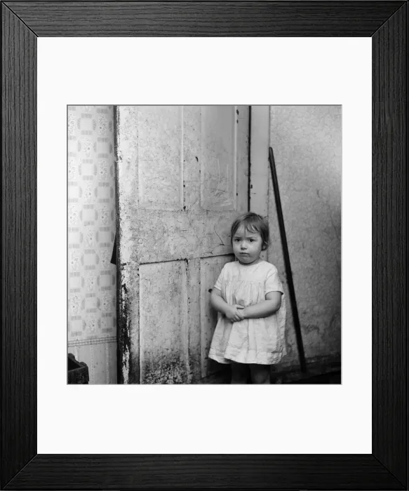 Framed Print : Slum living conditions in the north west of England. 3rd April 1960 Framed Print : Slum living conditions in the north west of England. 3rd April 1960