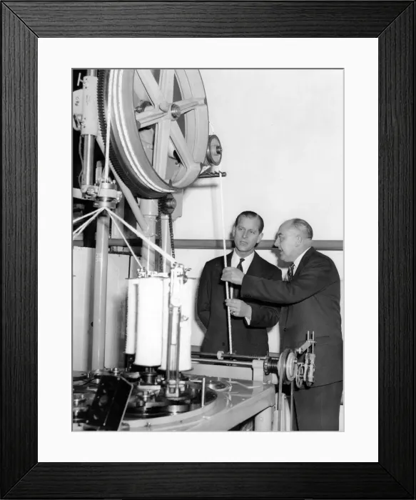 Framed Print : Prince Philip, Duke of Edinburgh visits Greater Manchester. 14th March 1964 Framed Print : Prince Philip, Duke of Edinburgh visits Greater Manchester. 14th March 1964