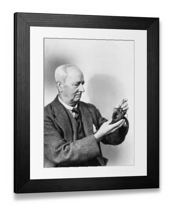 Framed Print : Picture shows Mr Albert Little, a 69 year old retired Manchester businessman Framed Print : Picture shows Mr Albert Little, a 69 year old retired Manchester businessman