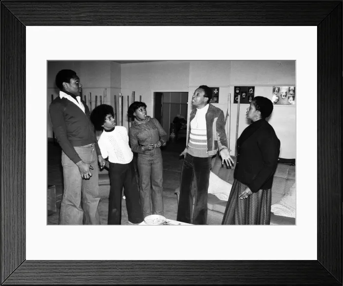 Framed Print : Weekend Television new series The Fosters'rehearsals