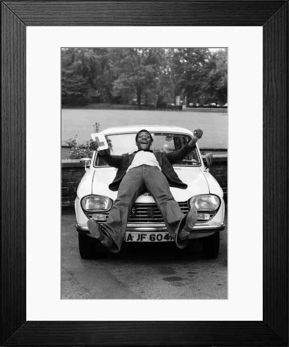 Framed Print : Comedian Lenny Henry, 18, who stars in The Fosters