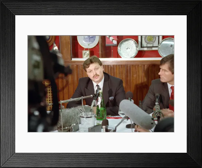 Framed Print : Michael Knighton first came to the attention of the public in August 1989 Framed Print : Michael Knighton first came to the attention of the public in August 1989