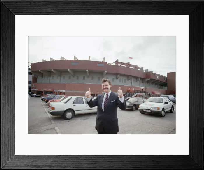 Framed Print : Michael Knighton first came to the attention of the public in August 1989 Framed Print : Michael Knighton first came to the attention of the public in August 1989