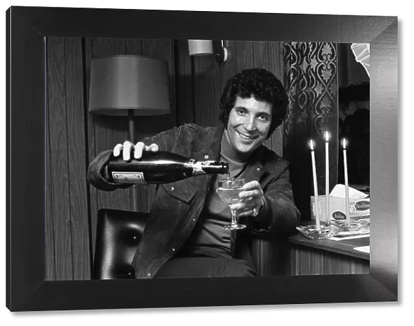 Candlelight in his Caravan at Elstree during a break in rehearsals