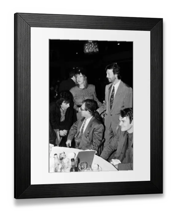 Framed Print : The Ivor Novello Awards at Gorsvenor House, London. Pictured, Bill Wyman, Pattie Boyd Framed Print : The Ivor Novello Awards at Gorsvenor House, London. Pictured, Bill Wyman, Pattie Boyd