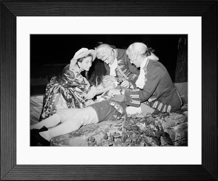 Framed Print : Costume ball hosted by George de Cuevas in Biarritz, France, Tuesday 1st September 1953 Framed Print : Costume ball hosted by George de Cuevas in Biarritz, France, Tuesday 1st September 1953