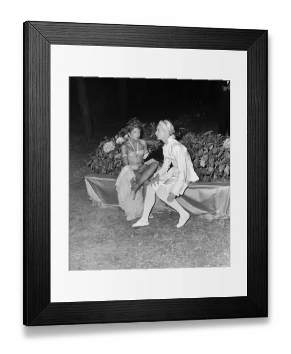 Framed Print : Costume ball hosted by George de Cuevas in Biarritz, France, Tuesday 1st September 1953