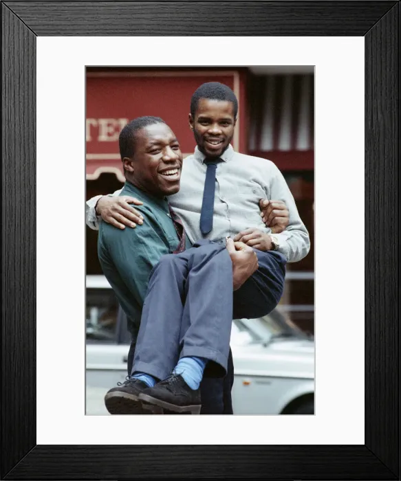 Framed Print : Duke McKenzie, MBE, born 5 May 1963 is a British former professional boxer who competed