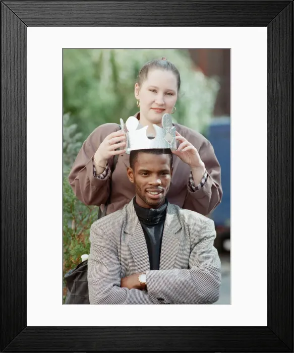 Framed Print : Duke McKenzie, MBE, born 5 May 1963 is a British former professional boxer who competed