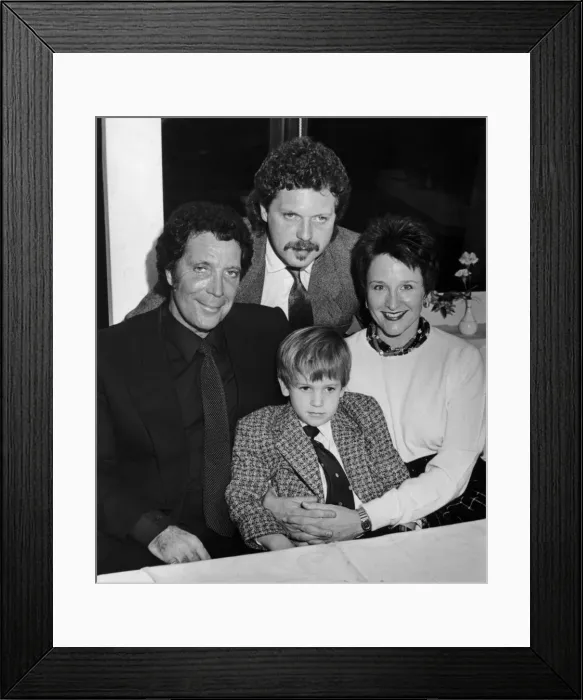 Framed Print : Superstar Tom Jones will be going back to his root to show his American born grandson