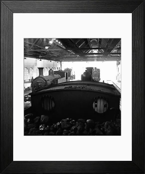 Framed Print : The engine shed at Tunbridge station circa 1960 Framed Print : The engine shed at Tunbridge station circa 1960