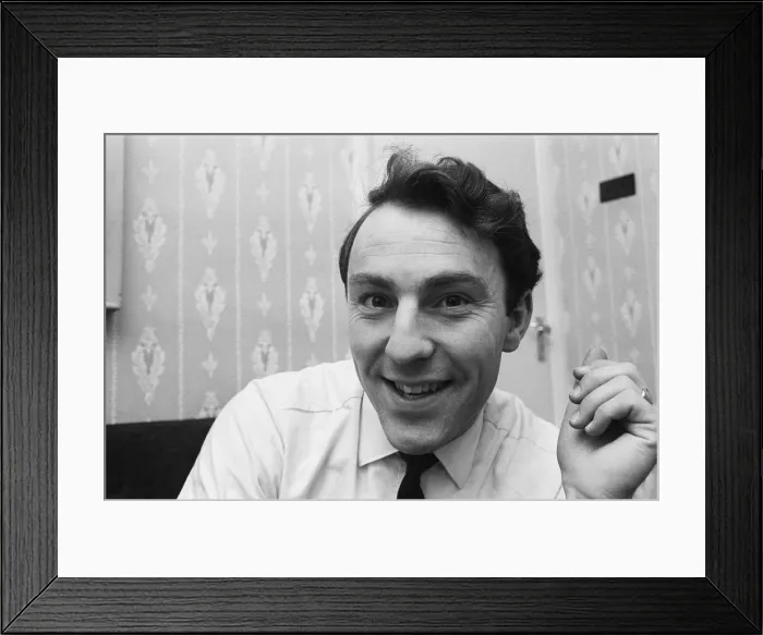 Framed Print : Tottenham Hotspur striker Jimmy Greaves at home. 2nd February 1964 Framed Print : Tottenham Hotspur striker Jimmy Greaves at home. 2nd February 1964
