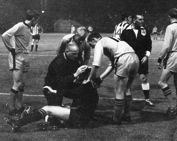 Dundee United 1-2 Newcastle, Inter-Cities Fairs Cup 1st Round 1st Leg match held at